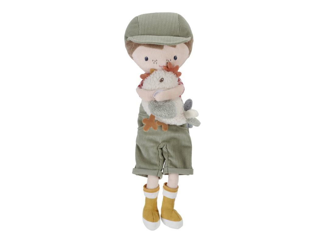 Peluche bambolotto 35cm con bambola