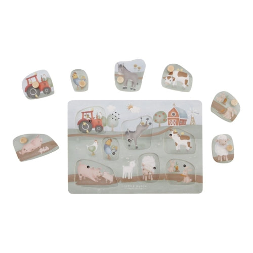 Puzzle sonoro in legno - Little Farm