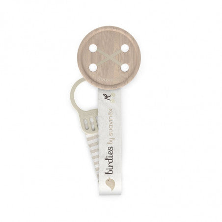 Clip porta ciuccio in tessuto - Birdies