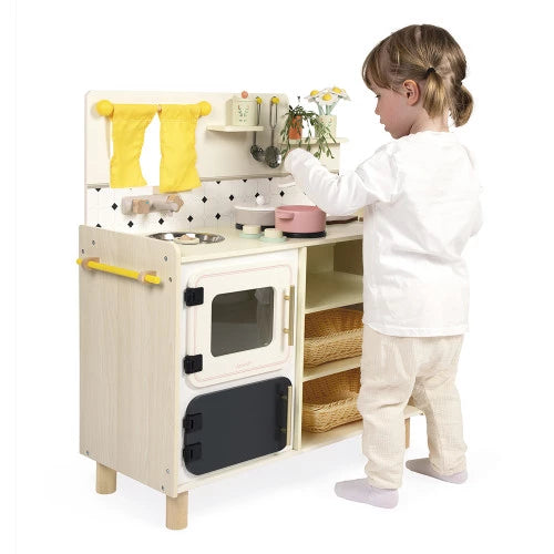 Grande cucina in legno