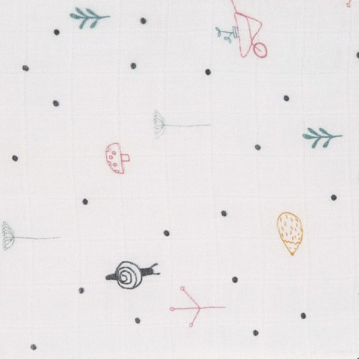 Mussola in viscosa di bamboo XL - 120x120cm - Pack 3pezzi