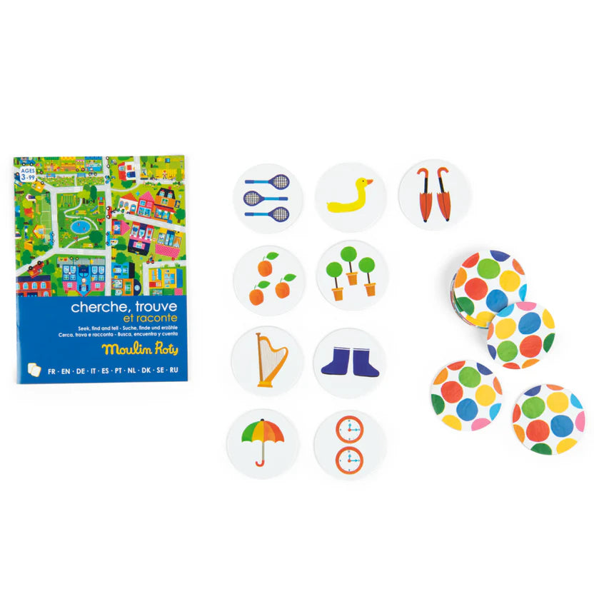 Gioco cerca, trova e racconta - Les Popipop