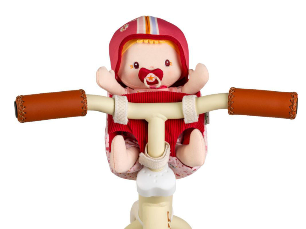 Bambola Lena nel seggiolino Bici