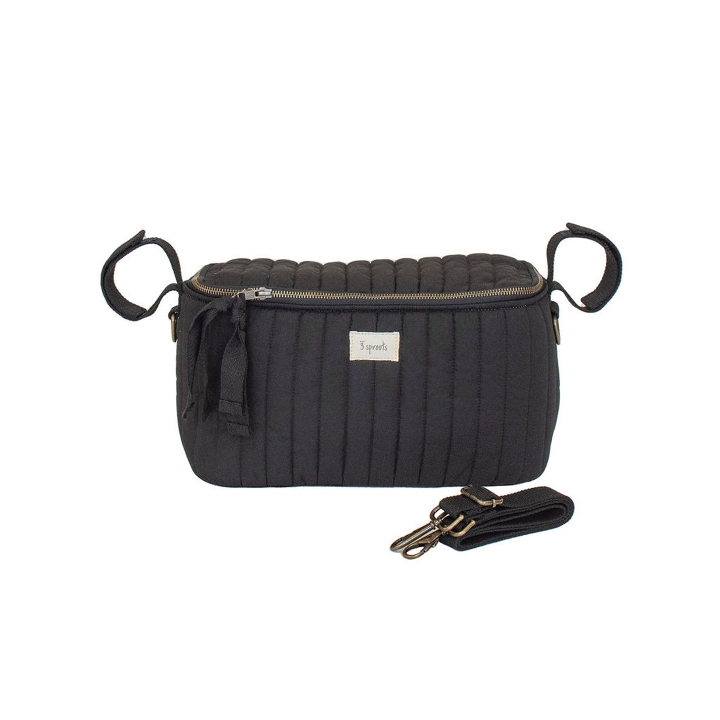 Borsa portaoggetti per passeggino - organizer passeggino - tessuto trapuntato