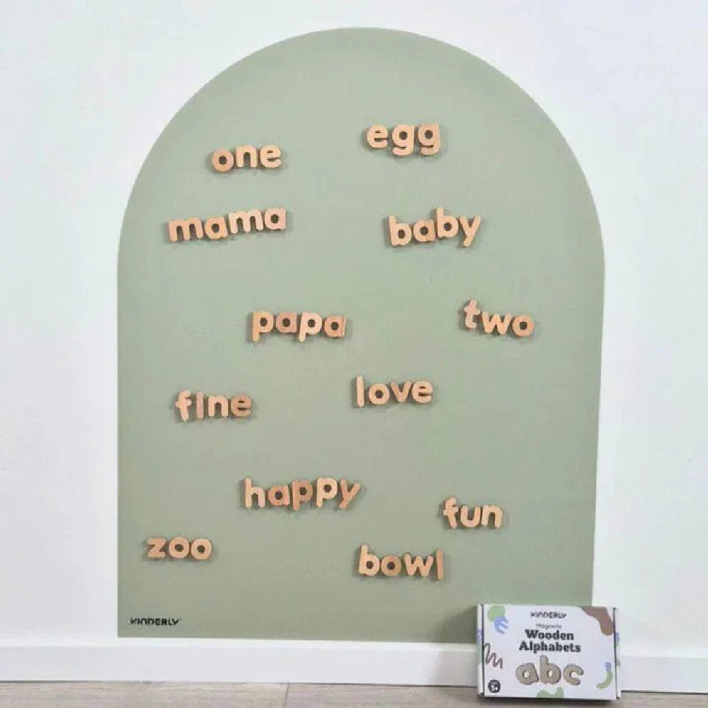 Lettere magnetiche in legno 40pezzi Kinderly