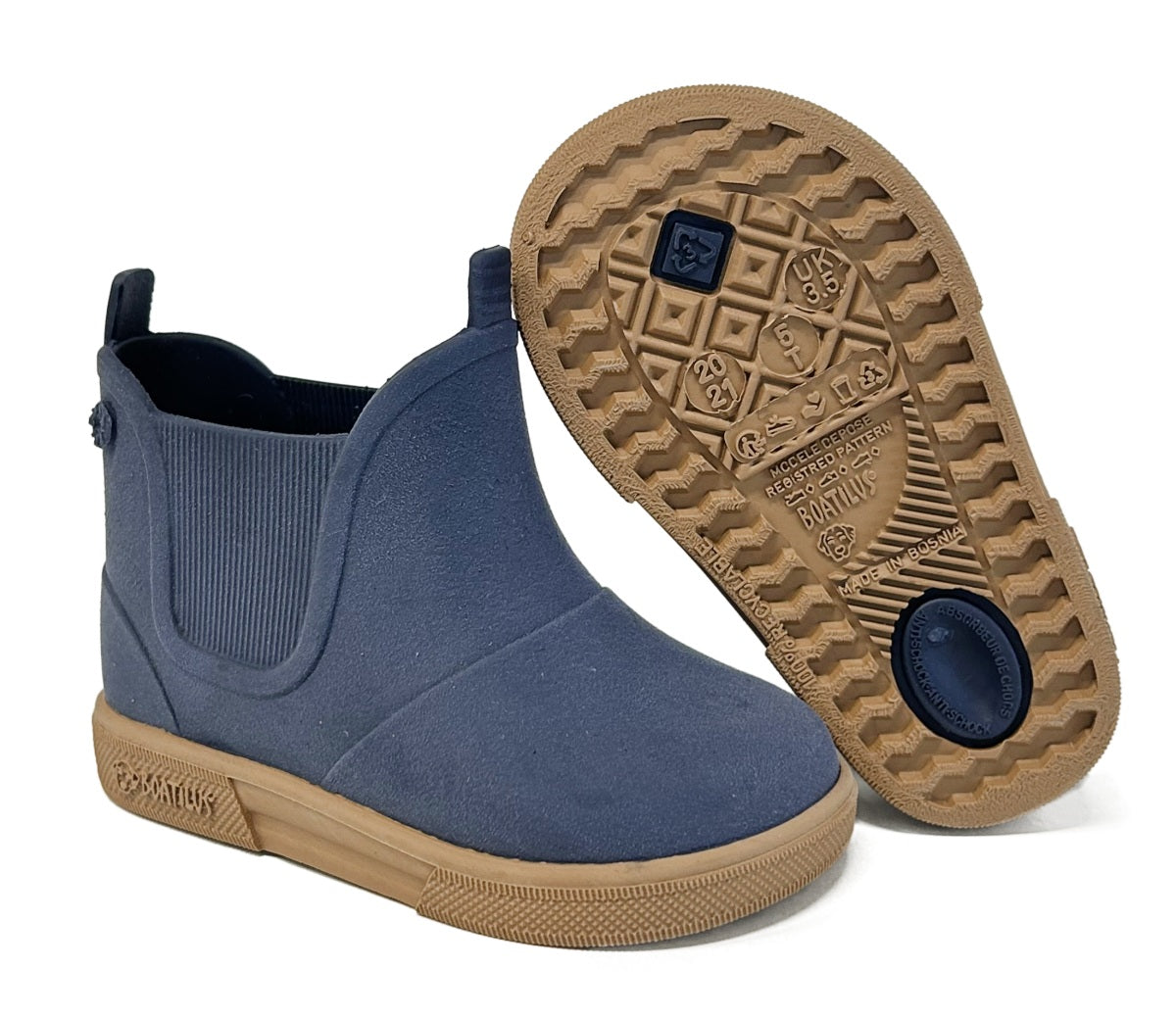 Stivaletto in gomma alla caviglia Baby Beatly - Realizzati in materiale ecologico e biodegradabile