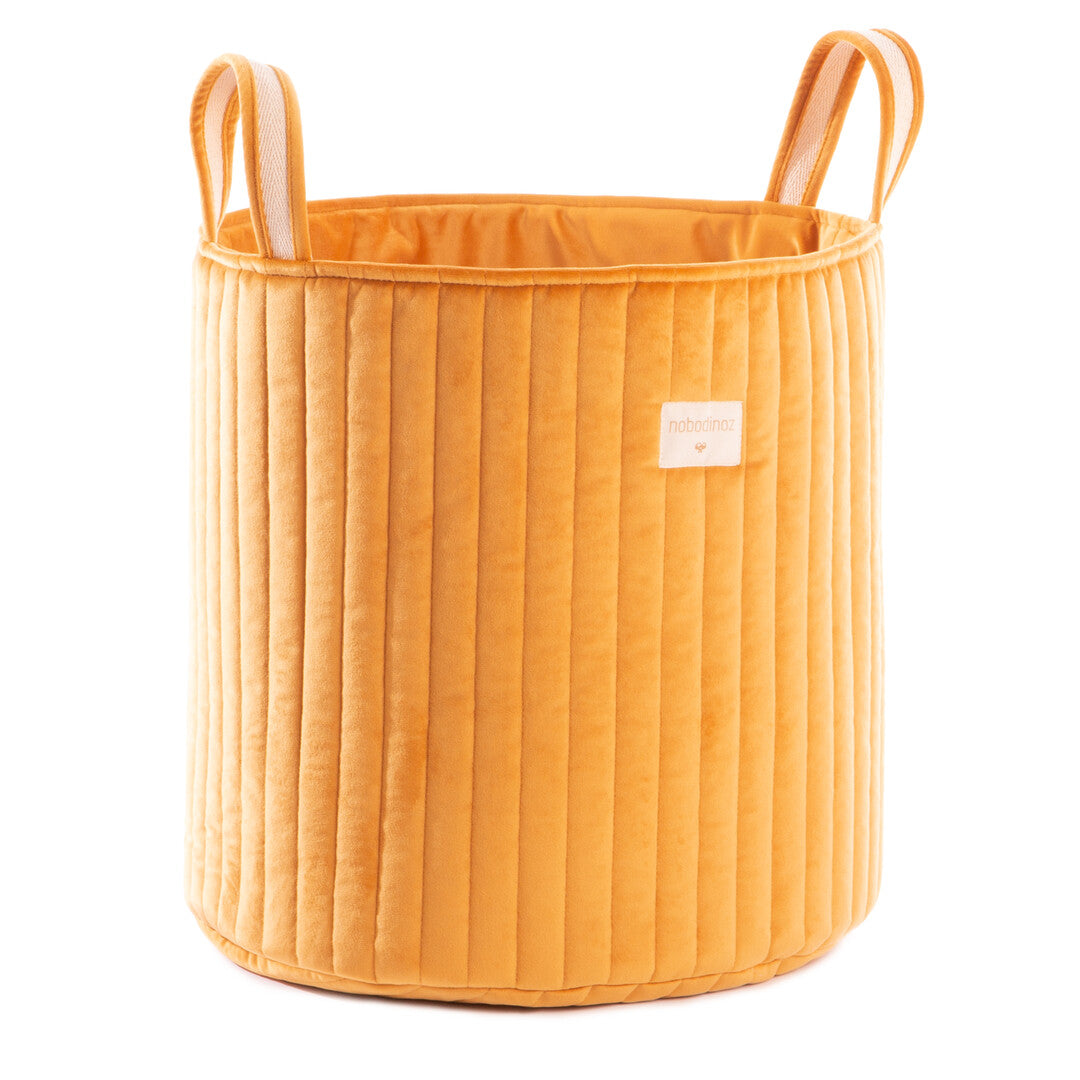 Cesta portagiochi savanna - velluto ecologico 40x35x35cm