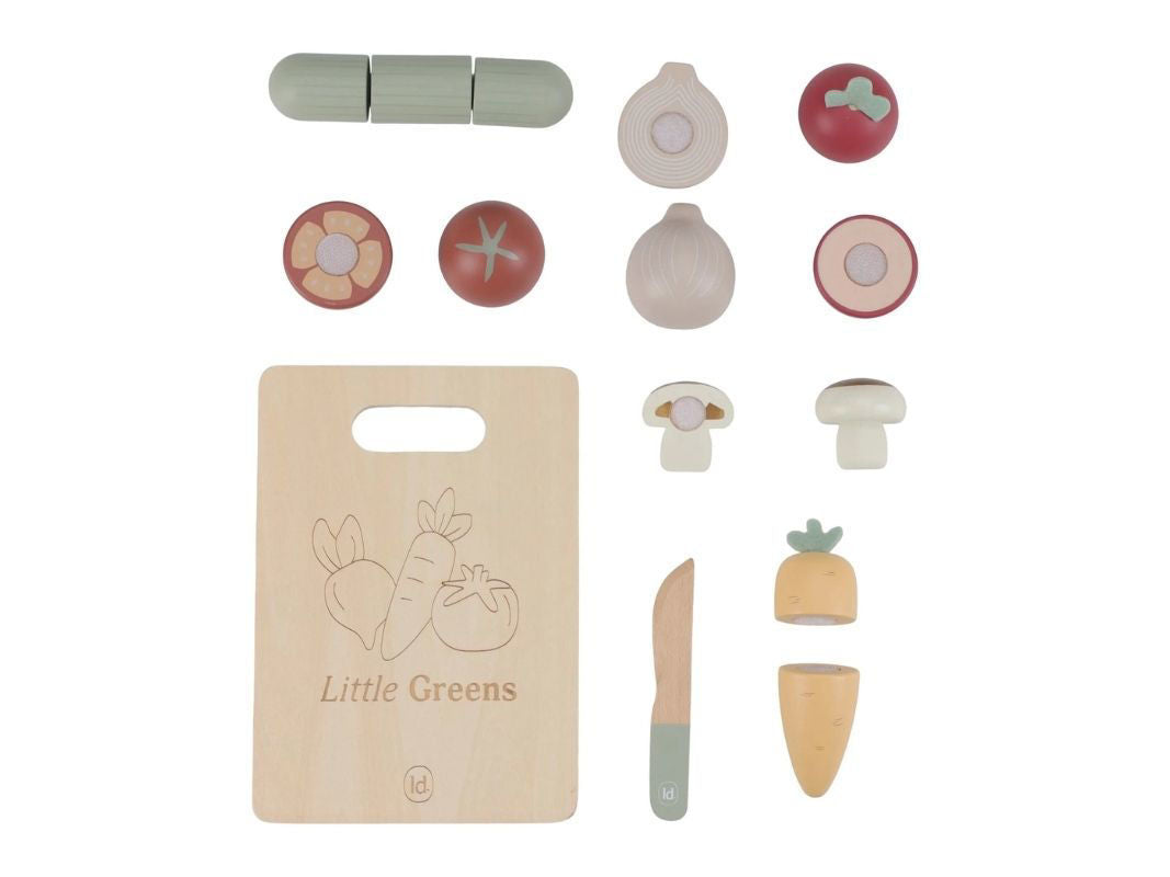Set di verdure da tagliare - In legno