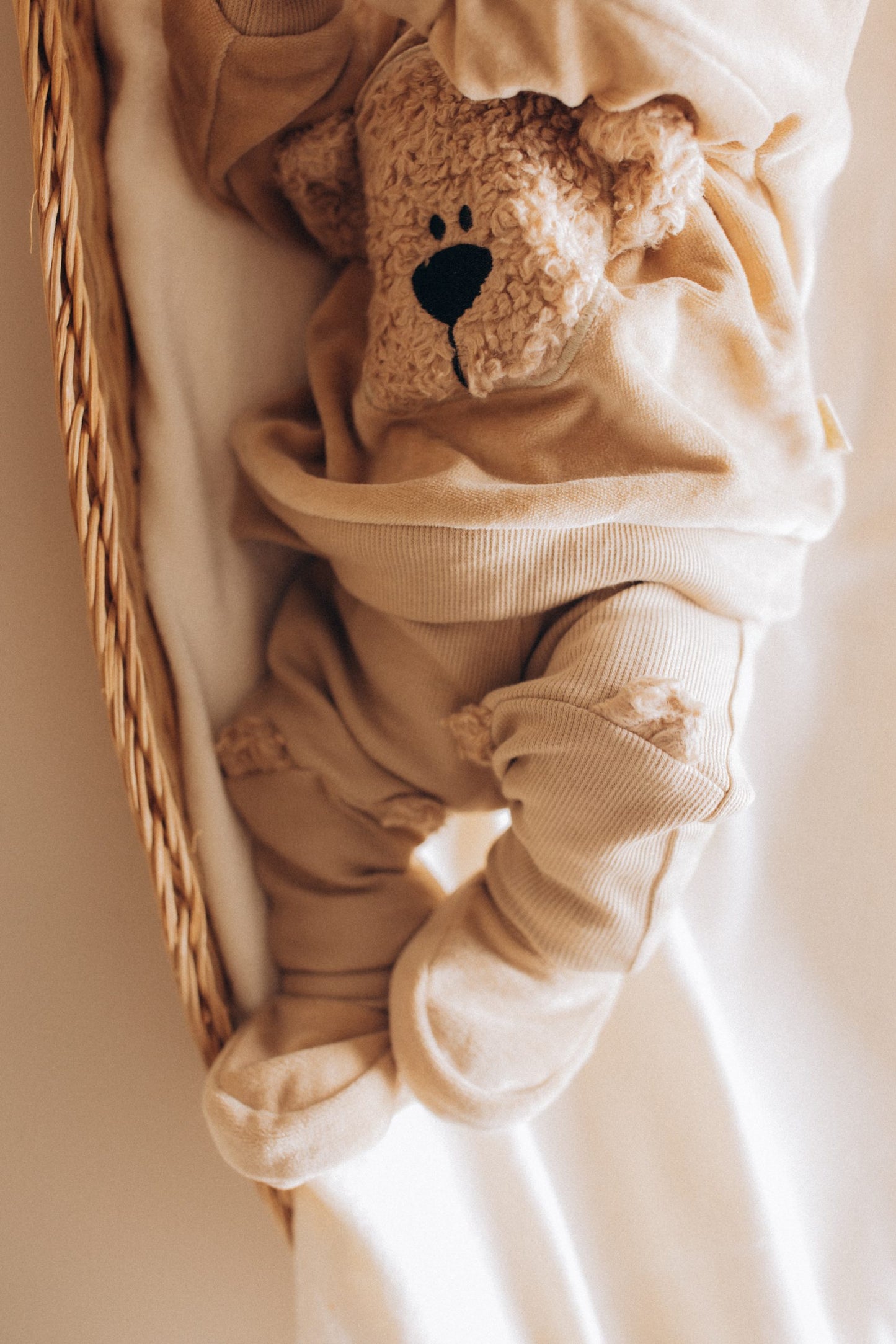 Leggins a costine doppie - con orecchie Teddy