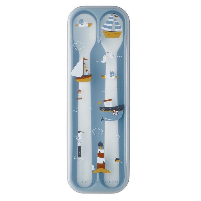 Set cucchiai 2 pezzi con scatola