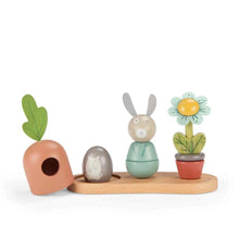 Impilabile in legno - tre piccoli coniglietti