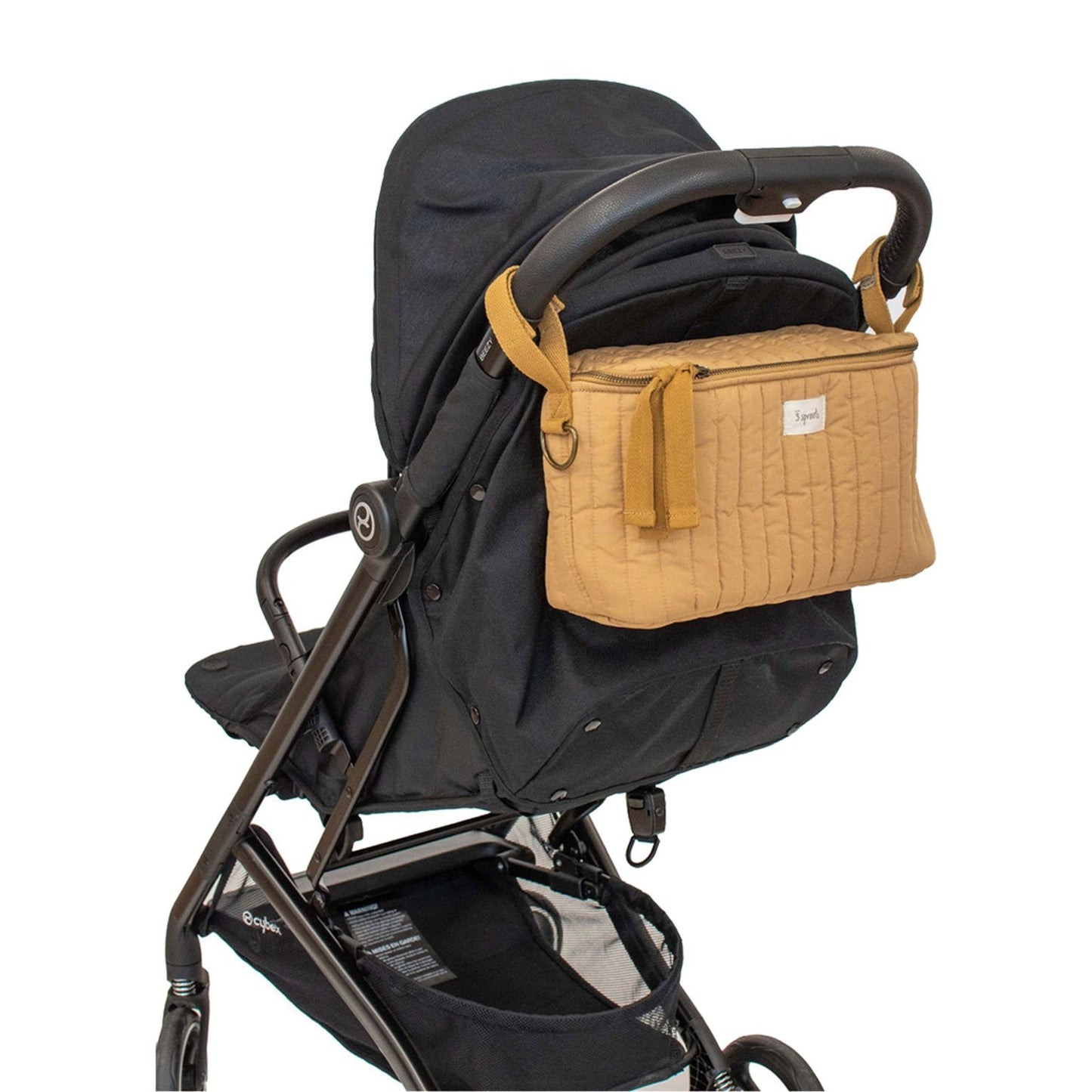 Borsa portaoggetti per passeggino - organizer passeggino - tessuto trapuntato