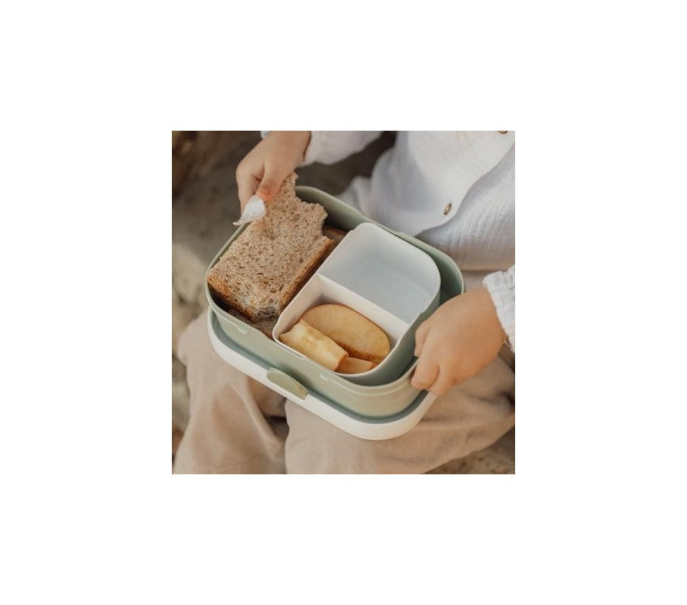 Lunch Box con divisori - Porta pranzo con forchetta
