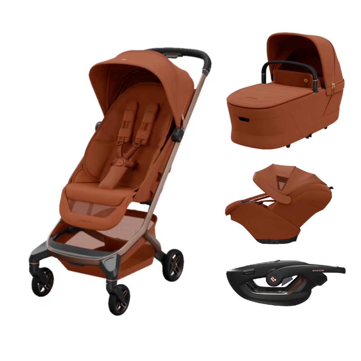 Maxi Cosi - Trio Fame Cabin con ovetto Coral Slide Pro