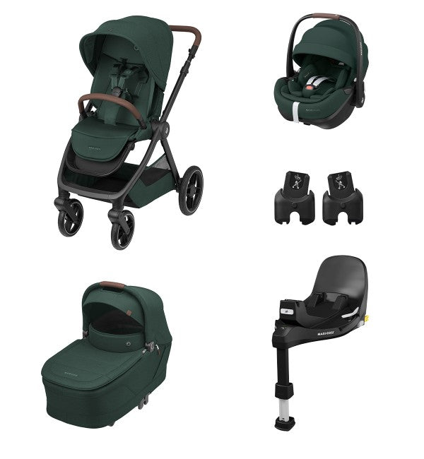 Maxi Cosi Trio Oxford+ con ovetto Pebble 360 Pro² e base rotante - Ovetto reclinabile