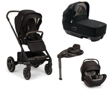 Nuna Trio Mixx Next con navicella Cari omologata auto e Arra Flex