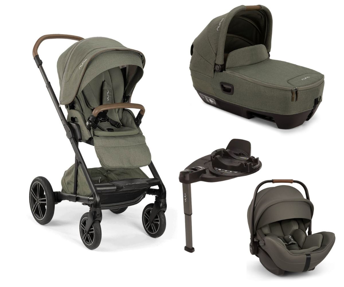 Nuna Trio Mixx Next con navicella Cari omologata auto e Arra Flex