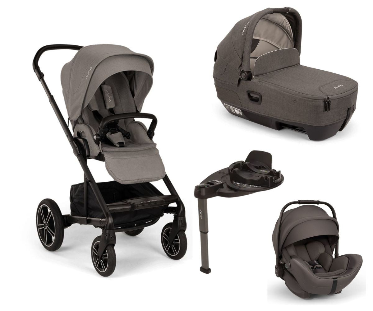 Nuna Trio Mixx Next con navicella Cari omologata auto e Arra Flex