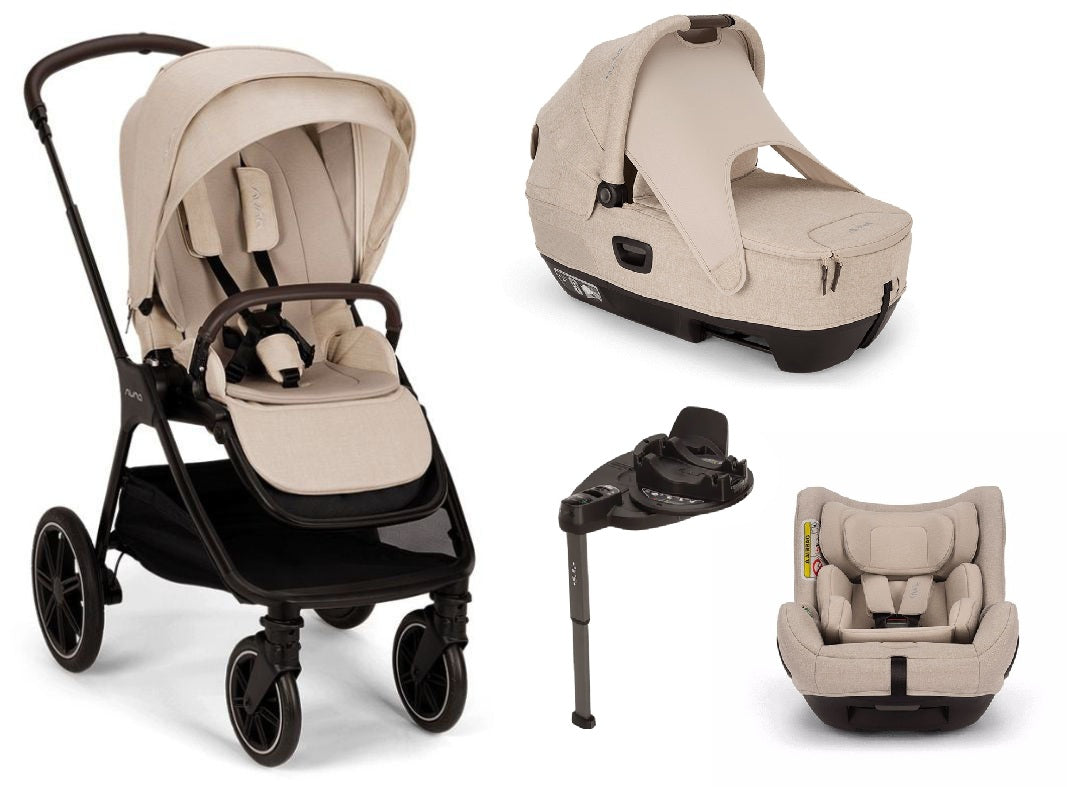 Nuna Trio Triv LX con navicella omologata Cari e seggiolino auto Todl Next - Next System 4 in 1