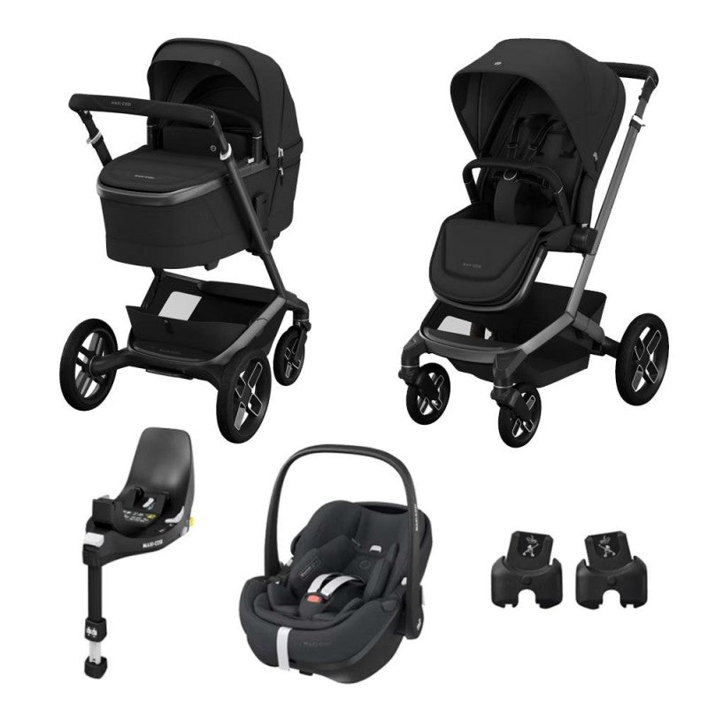 Maxi Cosi Passeggino Trio Fame con ovetto Pebble 360 Pro² e base rotante - Ovetto reclinabile
