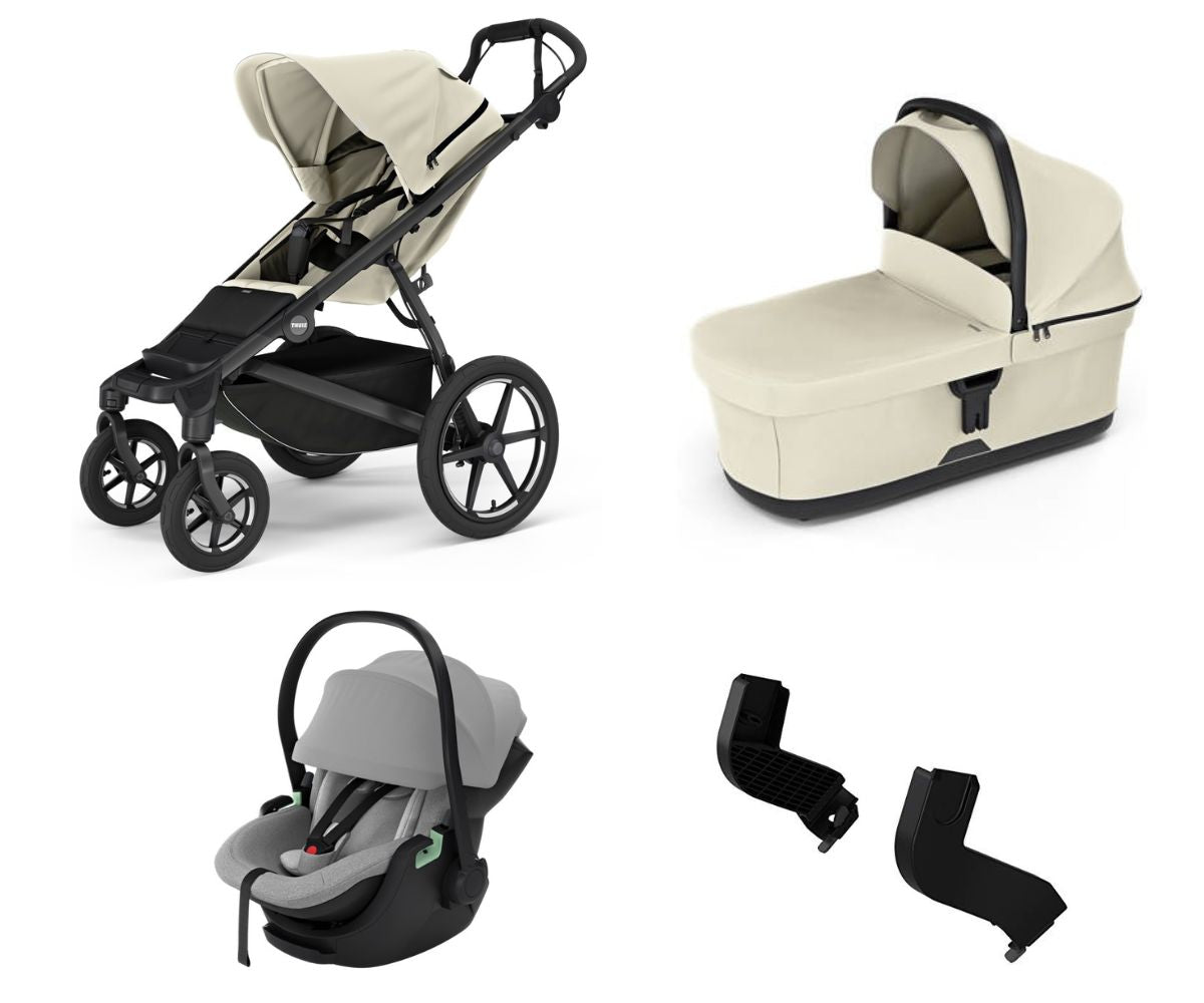 Trio Thule Urban Glide 4 - con ovetto reclinabile Maple