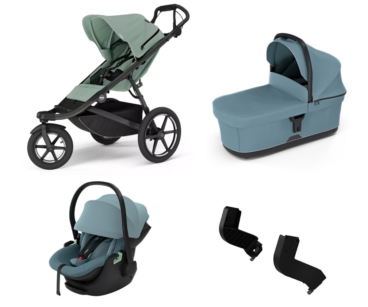 Trio Thule Urban Glide 3 - con ovetto reclinabile Maple