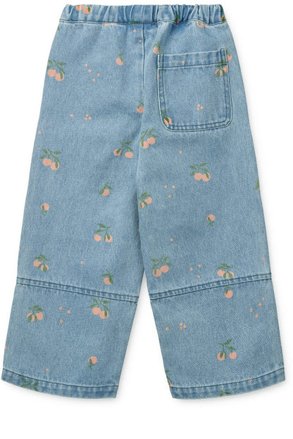 Pantaloni in denim cesar a gamba larga
