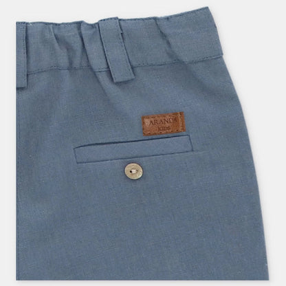Pantaloni corti in tessuto - Blu