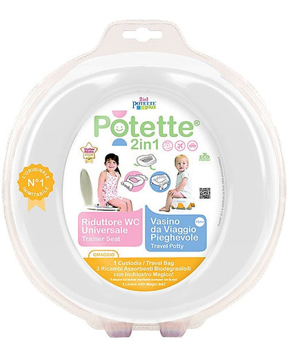 Potette 2in1 Vasino da Viaggio e Riduttore WC