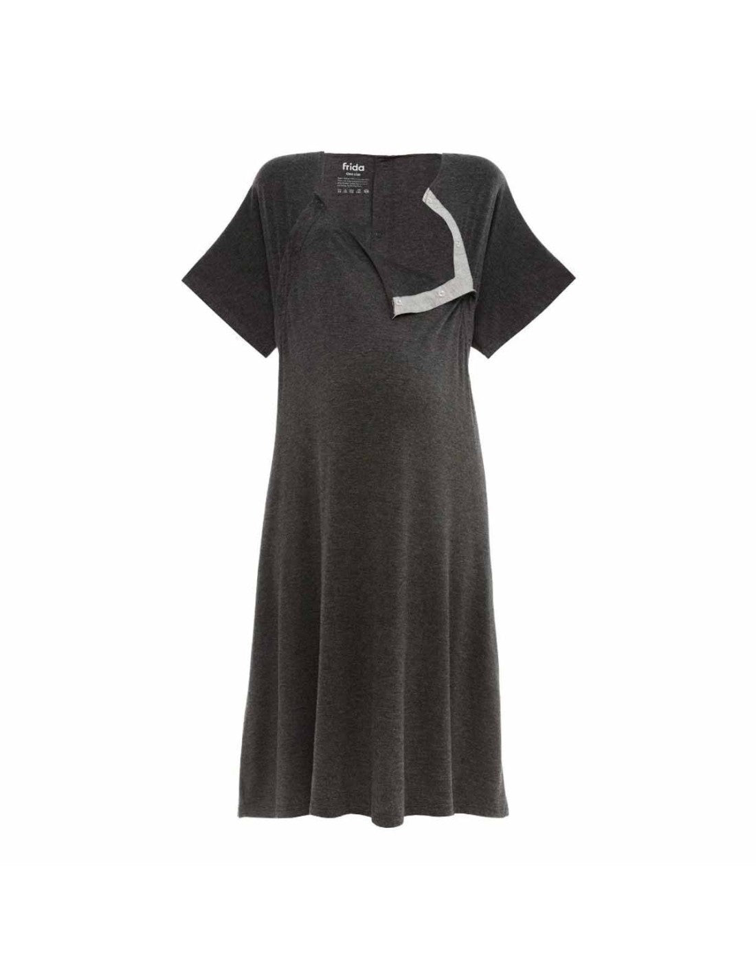 Camicia da Parto e Allattamento in Viscosa - Comfort e Funzionalità Ospedaliera