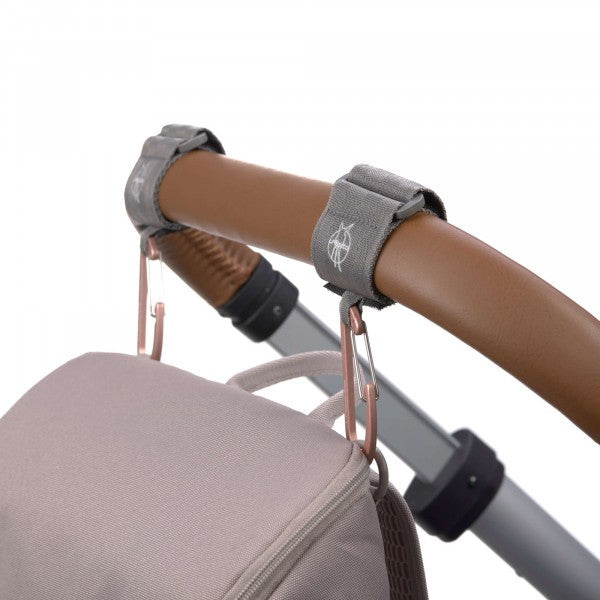Ganci per passeggino con moschettone