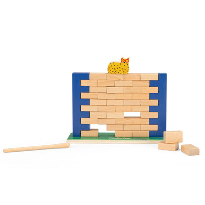 Muro vacillante in legno