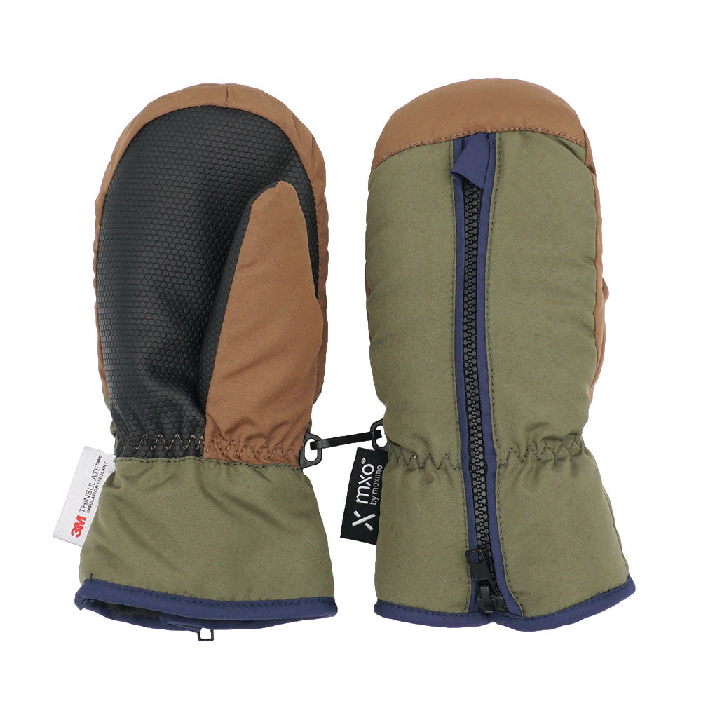 Guanti termici con pollice e ZIP