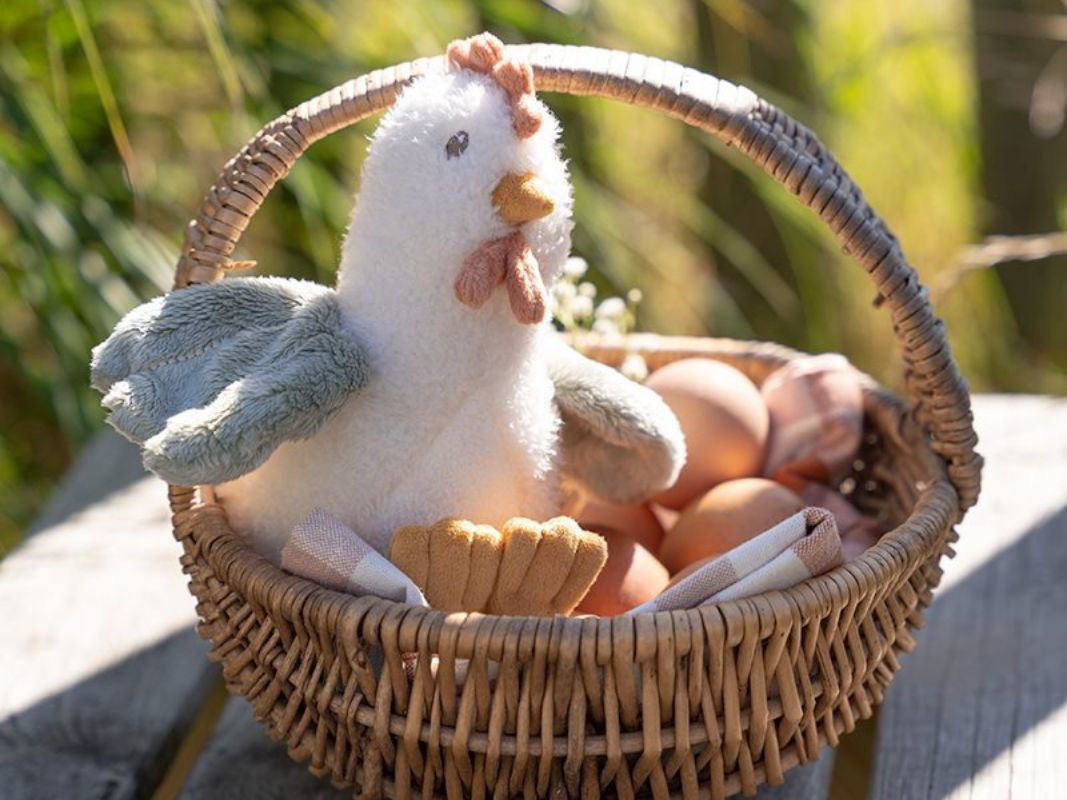 Peluche morbido Gallo cuddly 17cm - Little Farm