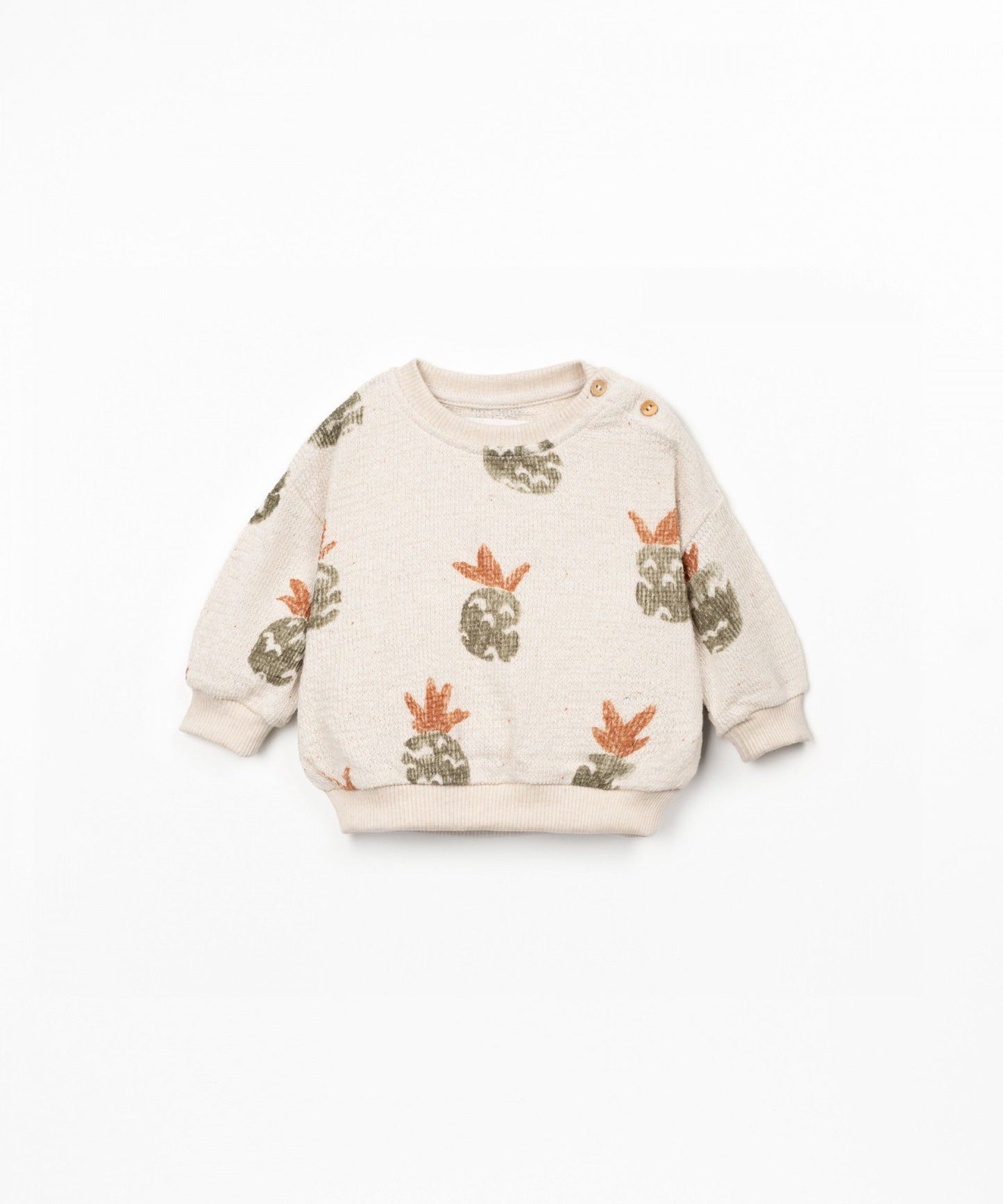 FELPA IN MAGLIA DECORATA STAMPATA