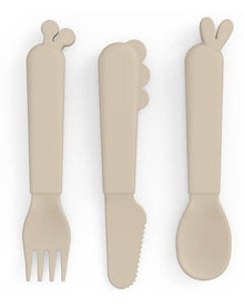 Set di posate per bambini in silicone