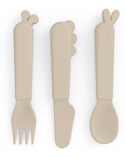 Set di posate per bambini in silicone
