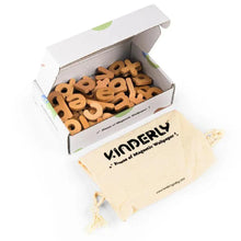 Lettere magnetiche in legno 40pezzi Kinderly