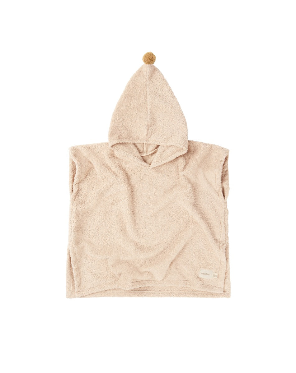 Accappatoio poncho so cute - 3-5anni - cotone biologico