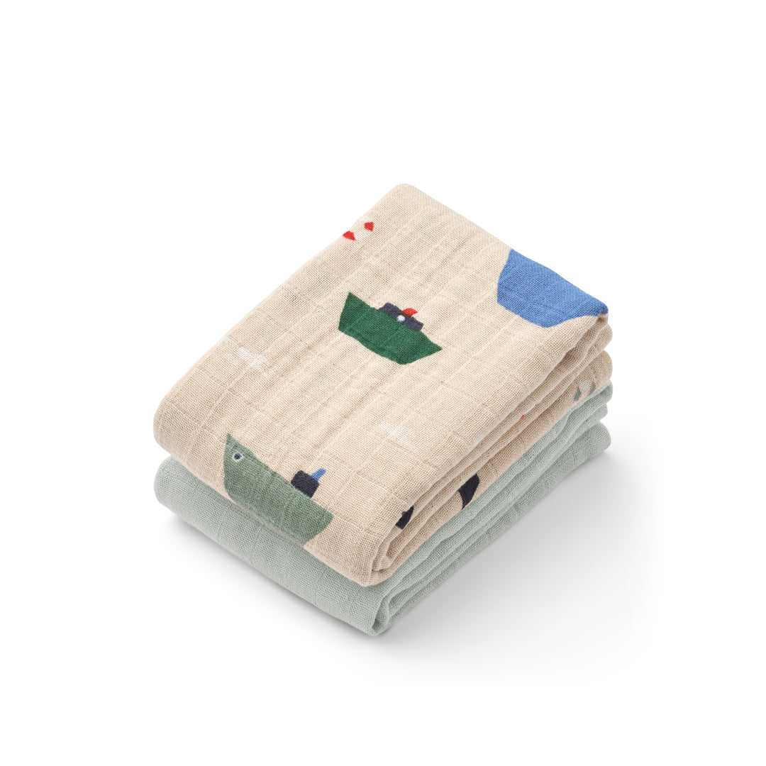Mussole di cotone - Lewis - 2 pezzi