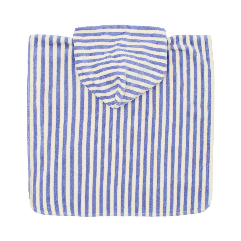 Poncho Mare per Bambini 'Dreamy Stripes' Lilla (Spugna in Cotone Biologico)