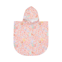 Poncho Mare Bimba 'Dreamy Mermaid' in Mussola e Spugna (Cotone Biologico)