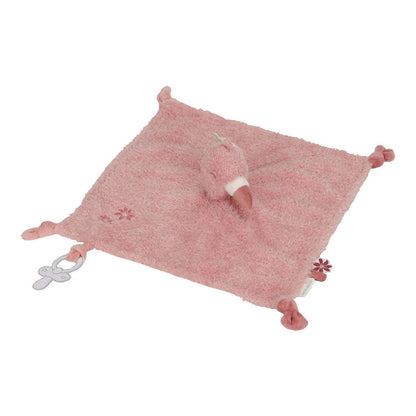 Doudou fenicottero Little Dutch con portaciuccio - Safari Friends Flamingo