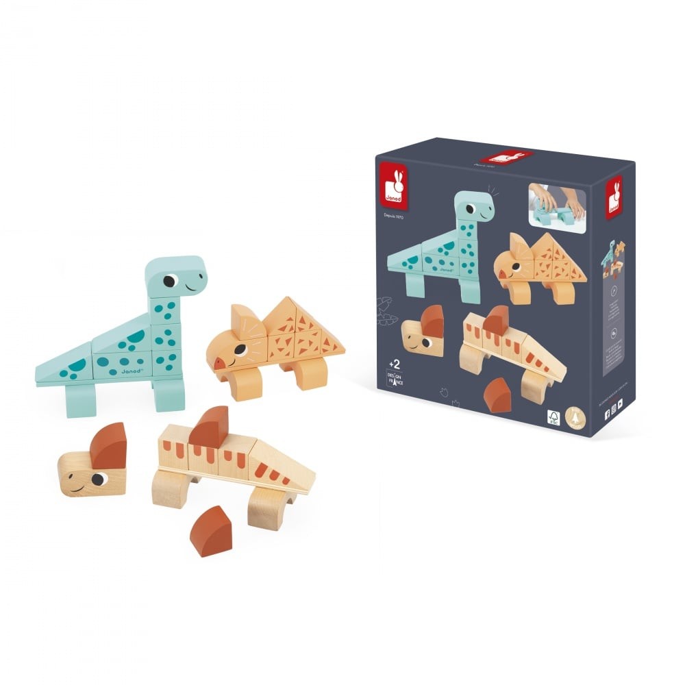 Dino il cubosauro da costruire - da 2 anni
