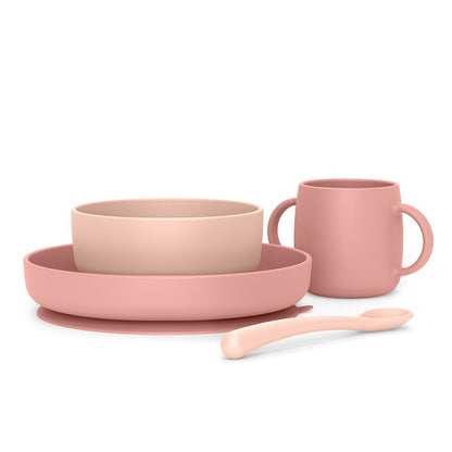 Set svezzamento stoviglie in silicone - Dai 4 mesi