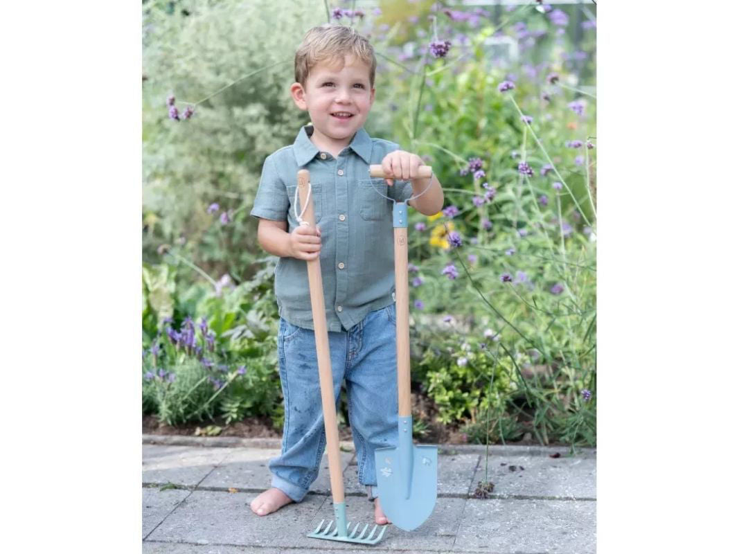 Rastrello per Bambini in Legno e Metallo - 70 cm - Da 4+ anni