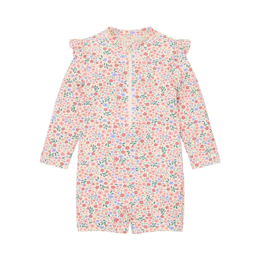 Costume da Bagno a Maniche Lunghe 'Dreamy Flowerfield' (Protezione UPF40+)