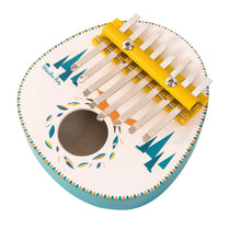 Kalimba in legno volpe - da 4 anni