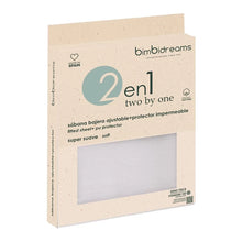 Lenzuolo con angoli 2 in 1 70x140cm: Cotone Organico + Cerata impermeabile