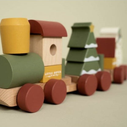 Trenino impilabile di Natale